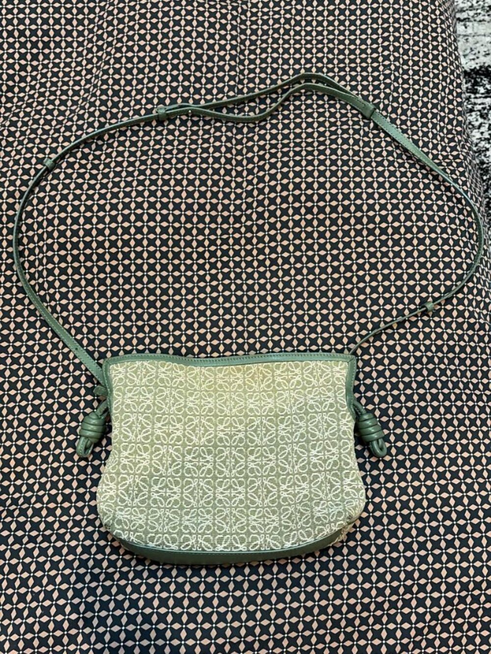 Loewe Mini Flamenco Knot Anagram Bag